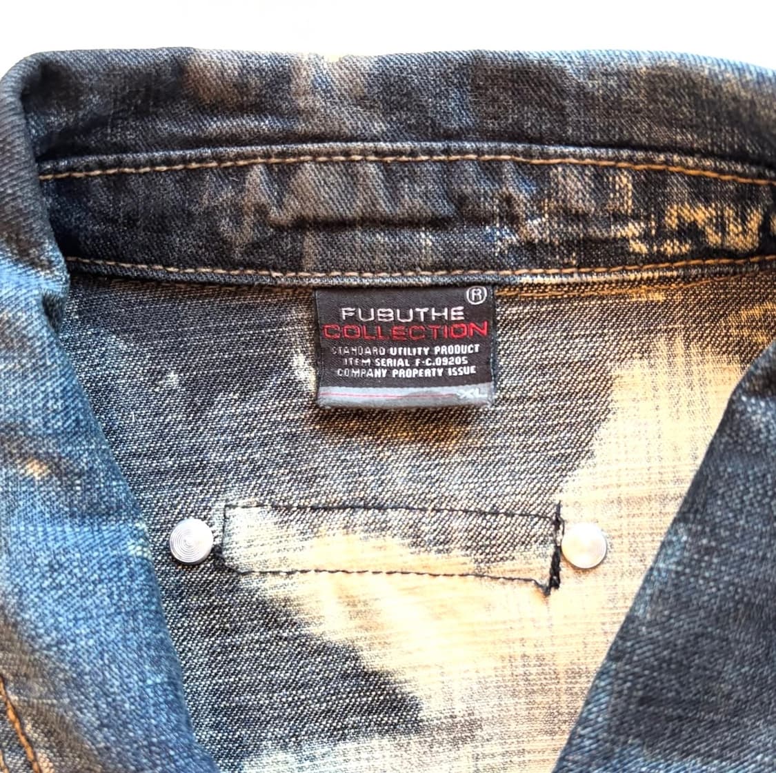 후부 타이다이 워시드 데님자켓 상품이미지8