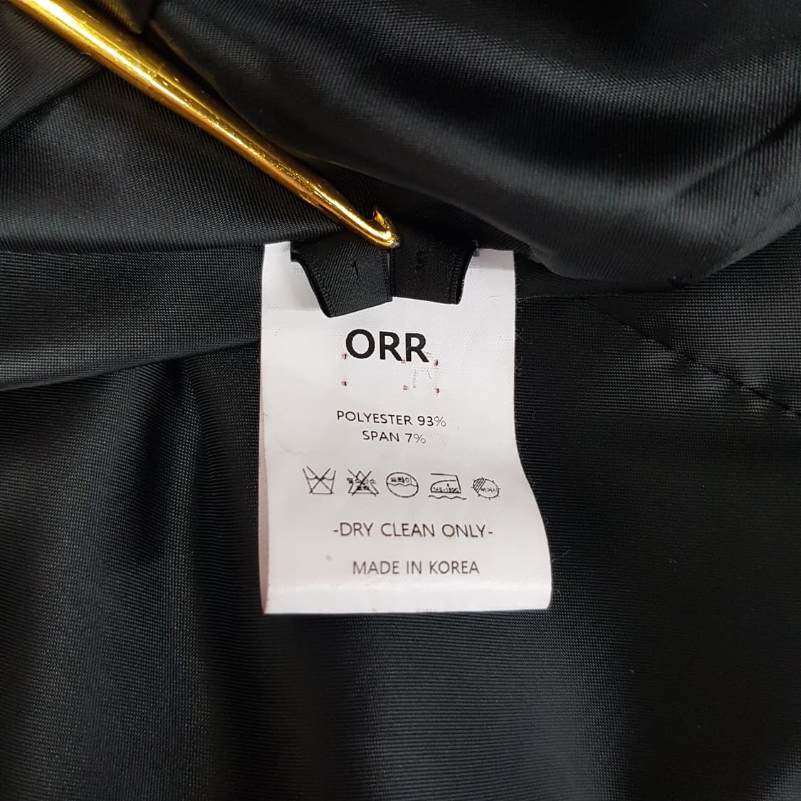 오르 ORR  테일러드 버튼 플리츠 원피스 S사이즈 상품이미지7