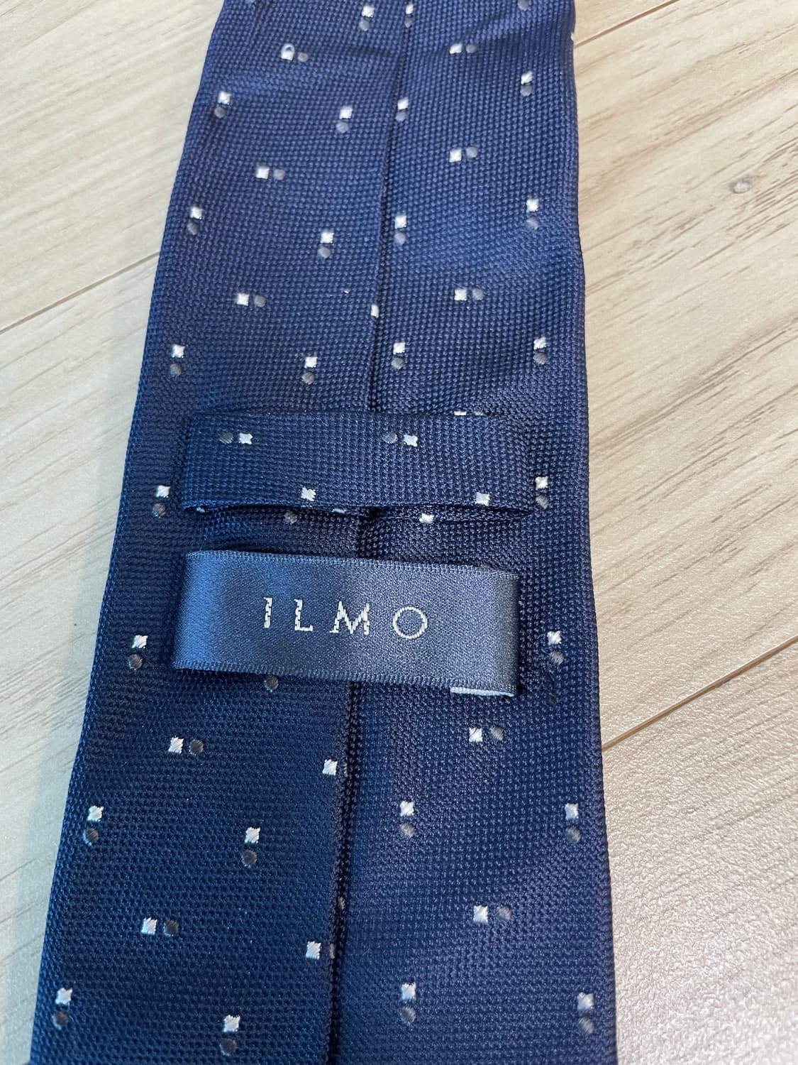 로가디스(ILMO) 도트 넥타이 네이비 상품이미지3