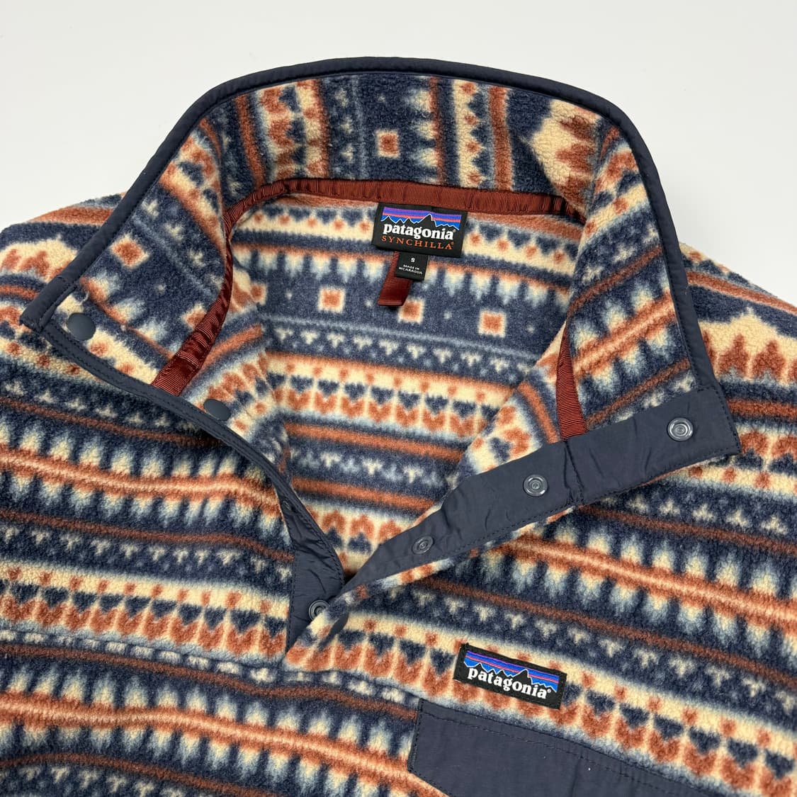 (103) 파타고니아 아즈텍 신칠라 스냅 플리스 풀오버 상품이미지6