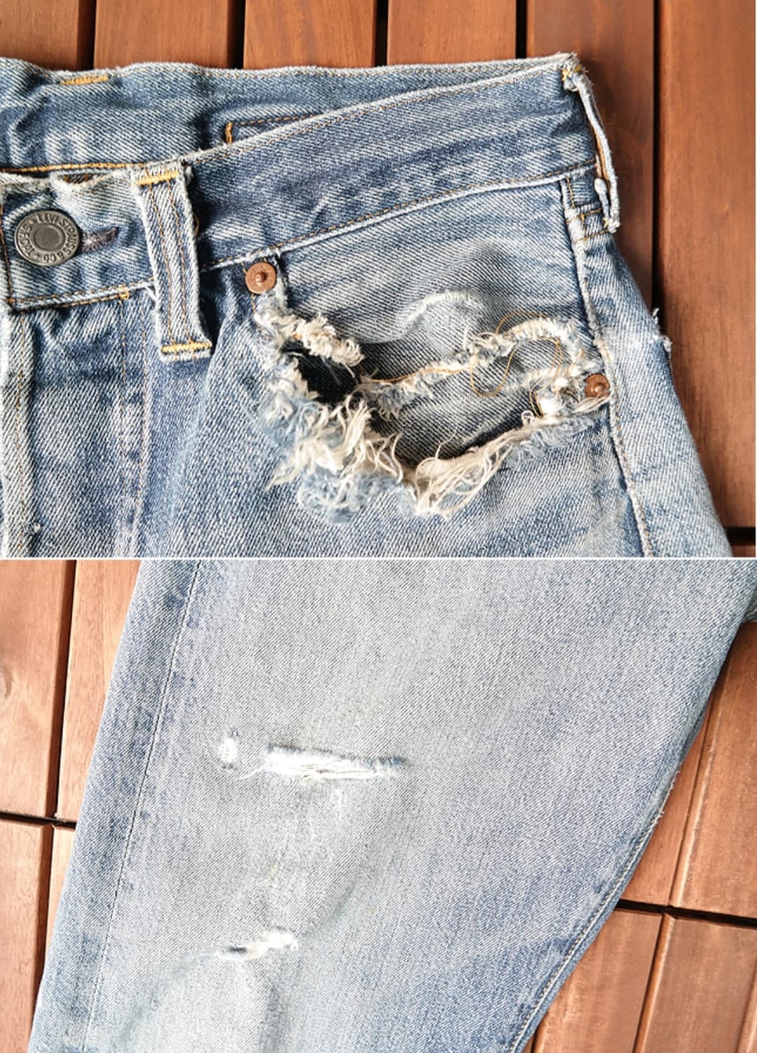 미국산 90s 리바이스 37 501xx 빅e LVC 상품이미지3