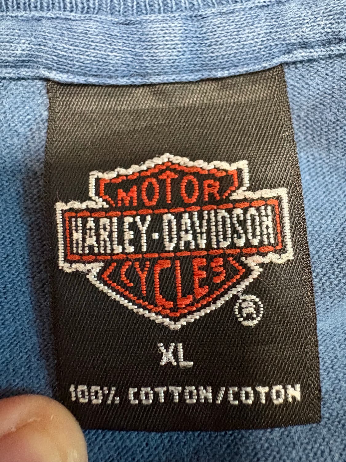 80s~90s 할리데이비슨 싱글스티치 티셔츠 상품이미지3