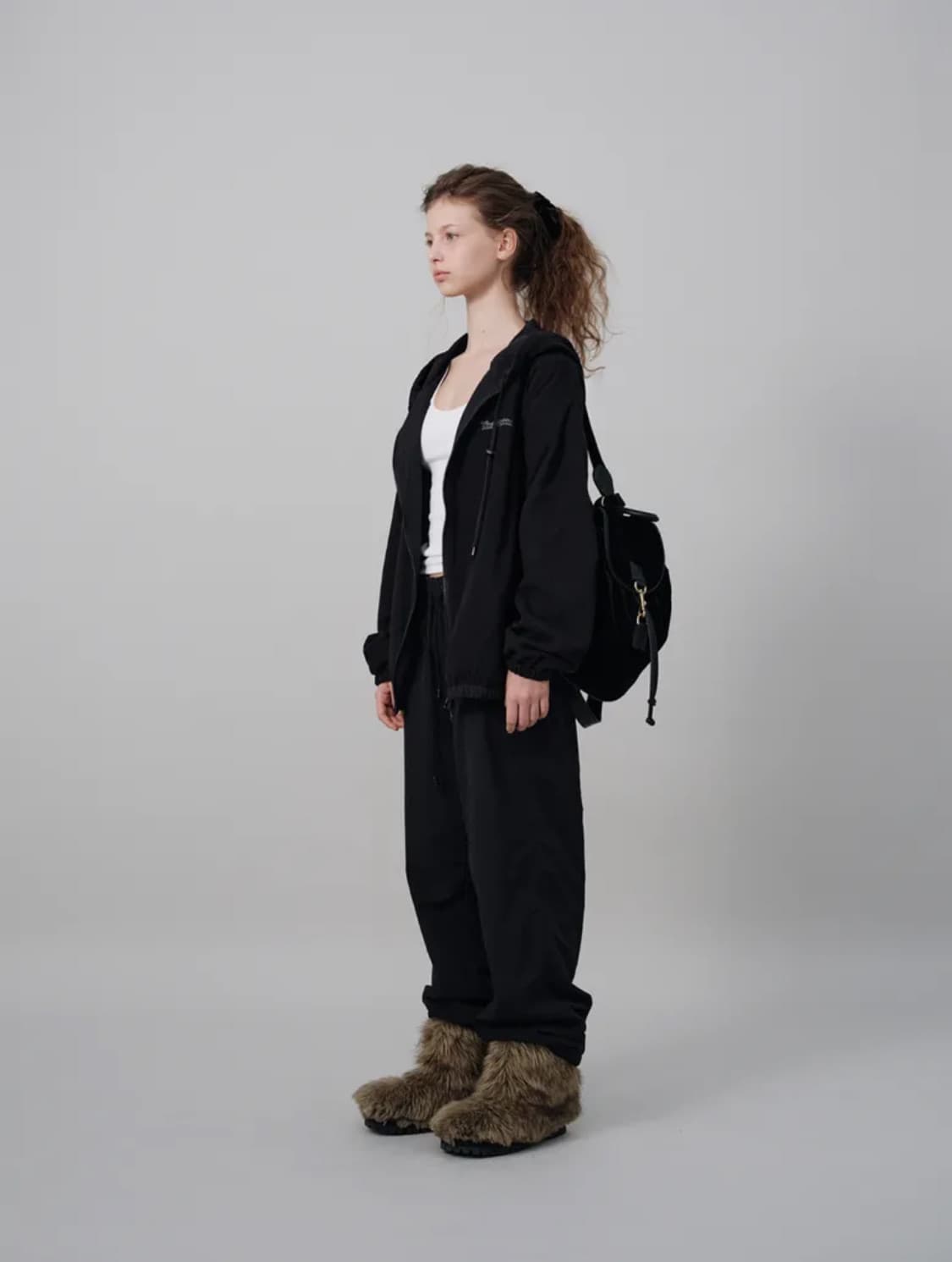 (택O) 더바넷 스너글 리버시블 후디드 자켓 (블랙) (s) 상품이미지7