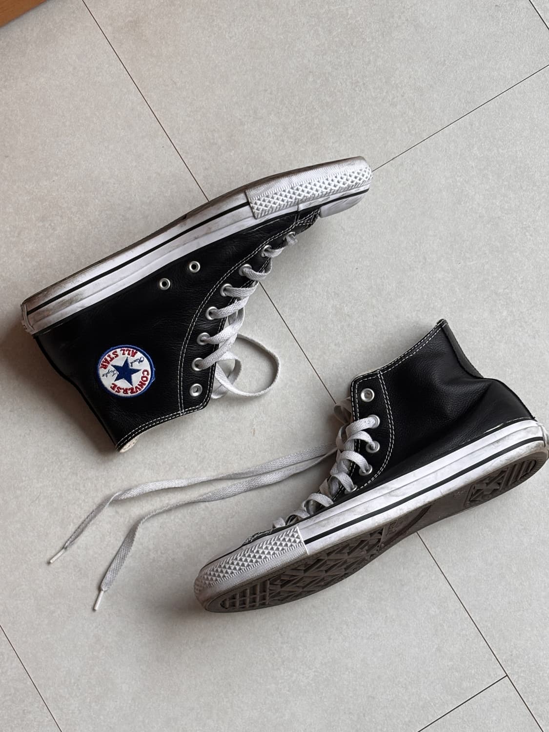 빈티지 레더 컨버스 올스타 하이 280 상품이미지1