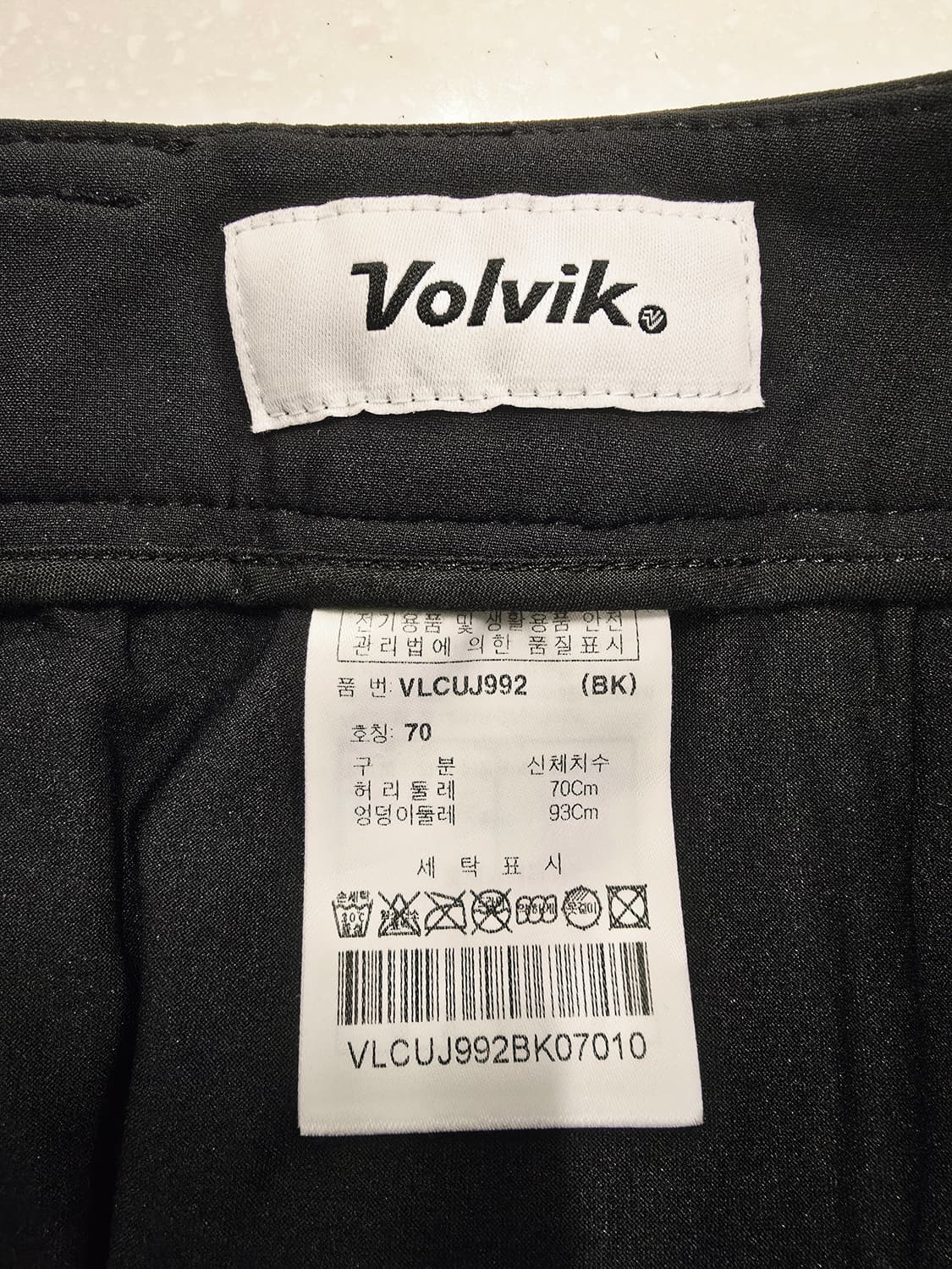 볼빅 블랙 골프 치마 스커트 상품이미지9