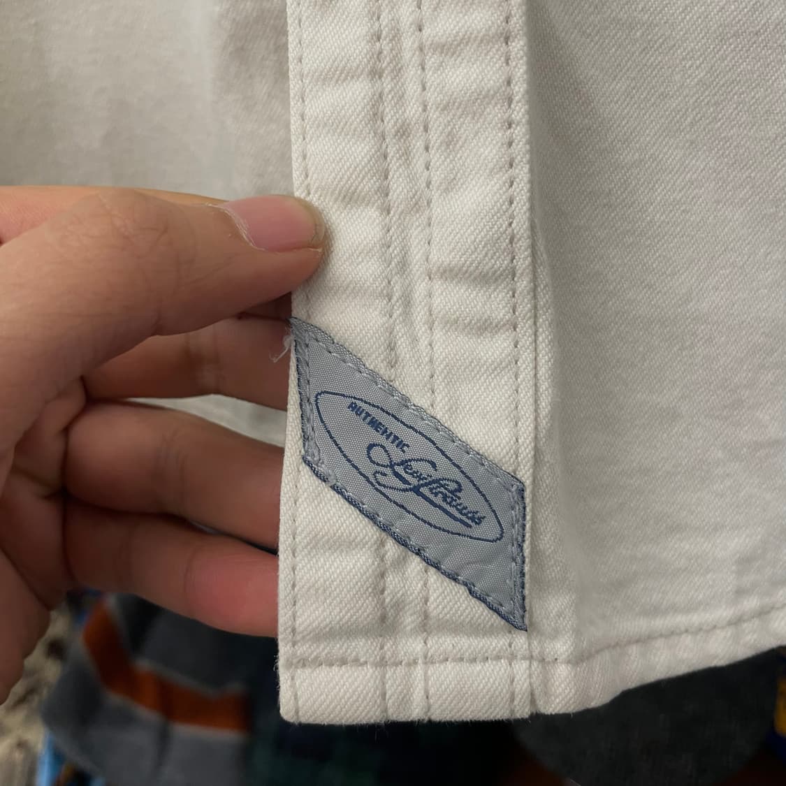 00s 리바이스 리벳 포켓 데님 셔츠 상품이미지6