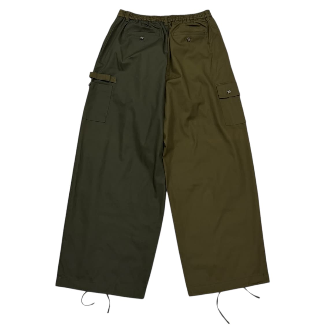 선대스쿨 플리츠 한복 카고팬츠 바지 올리브 XL 상품이미지3