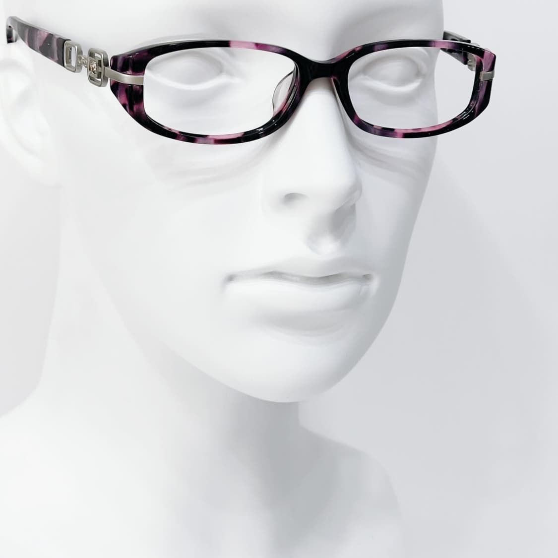 JUNLUSHIQI 퍼플 체인 뿔테 데드스탁 빈티지안경 상품이미지6