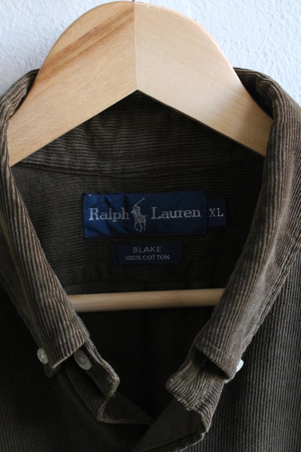 폴로 코듀로이 브라운 셔츠 xl 상품이미지3