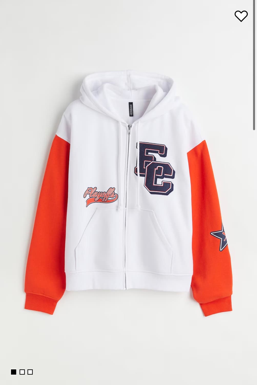 H&M 에첸엠 럭비 기모 후드집업 M 상품이미지1