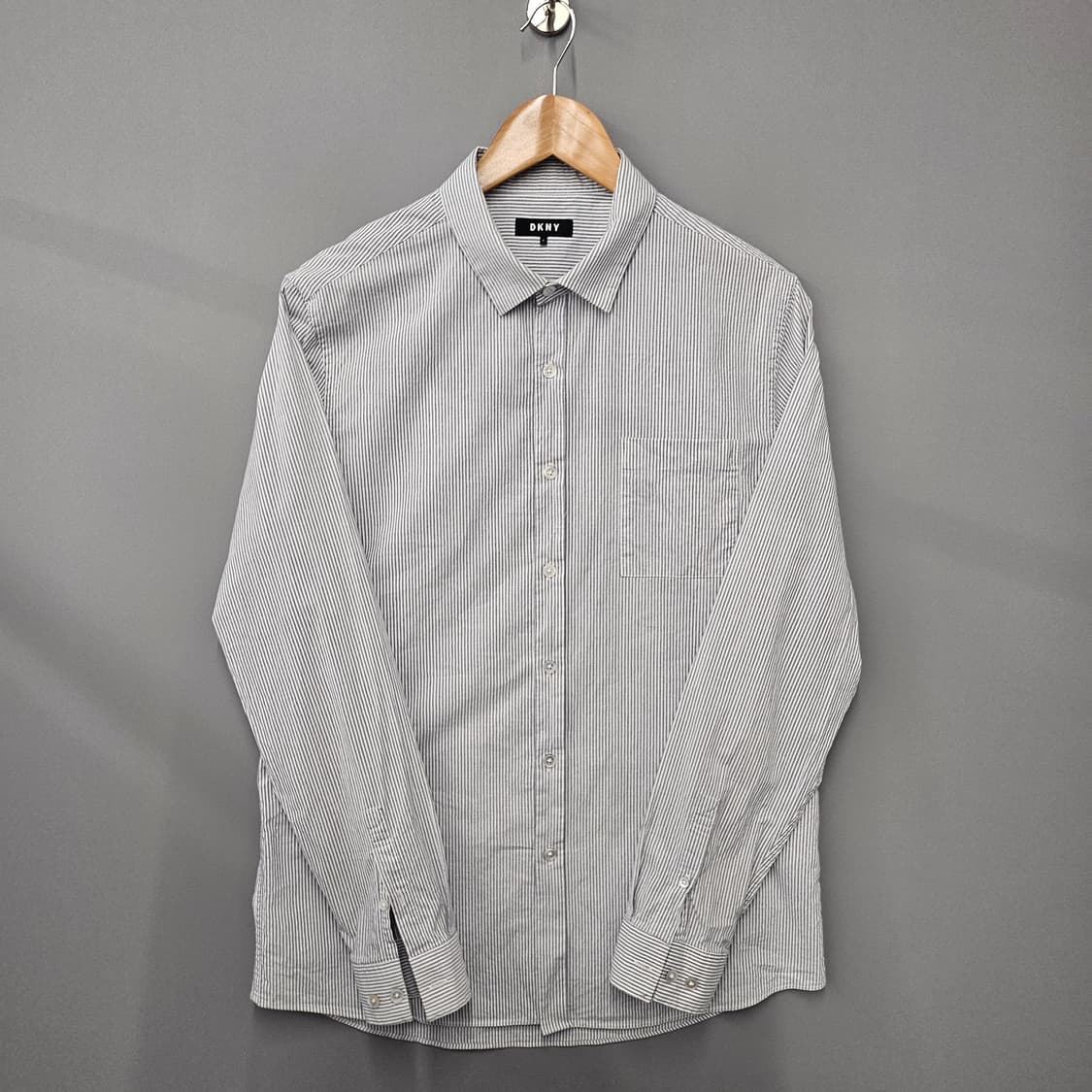 DKNY 스트라이프 코튼 셔츠 상품이미지1