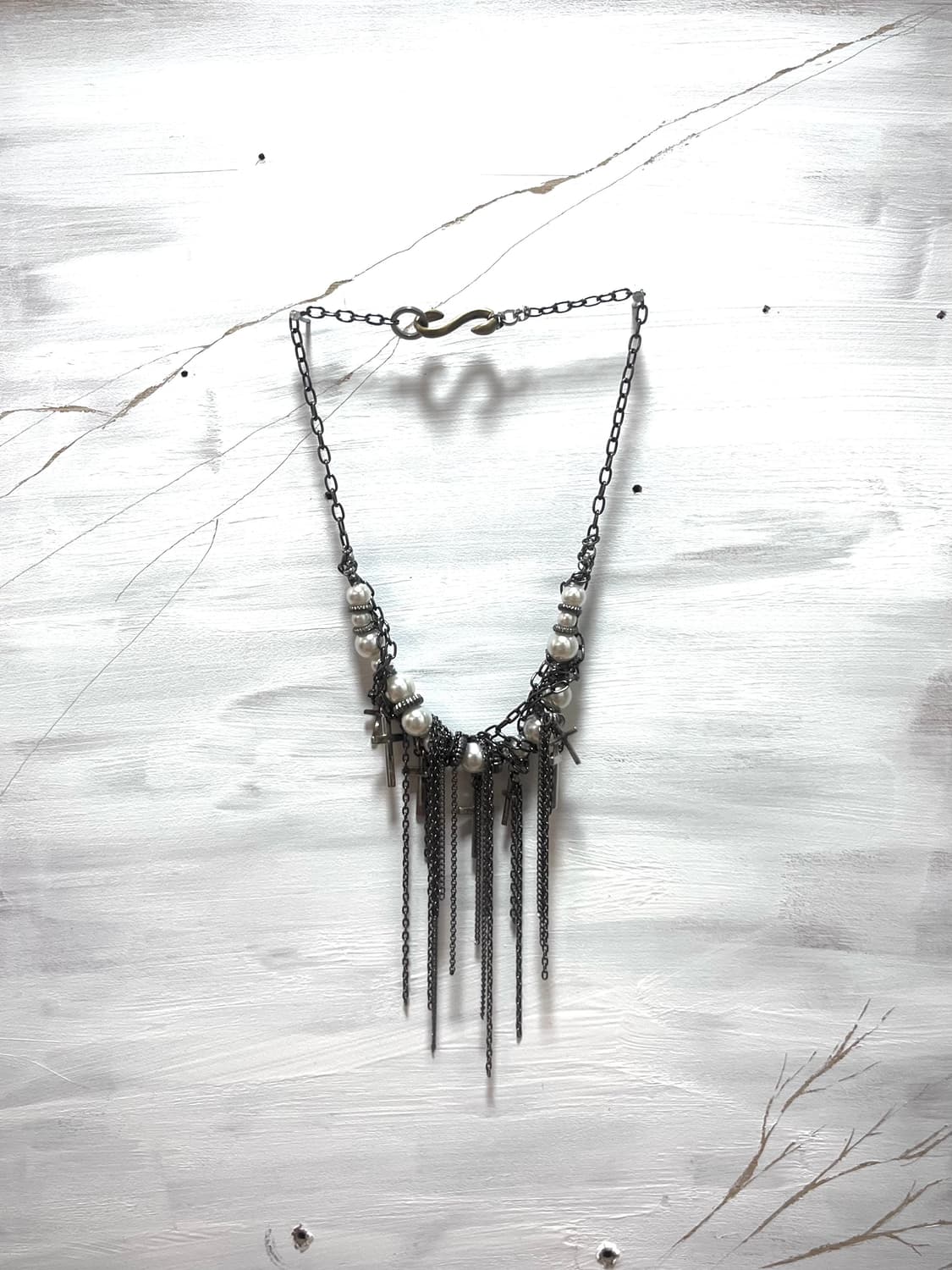 A pearl rayering necklace 상품이미지2