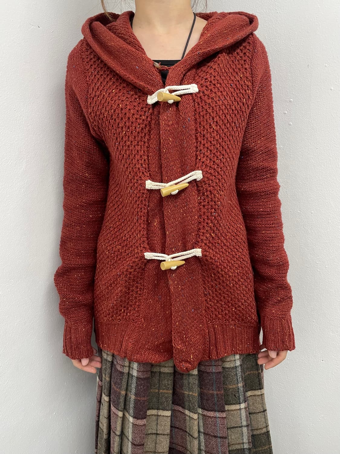 모리 울 블렌디드 떡볶이 가디건 상품이미지2