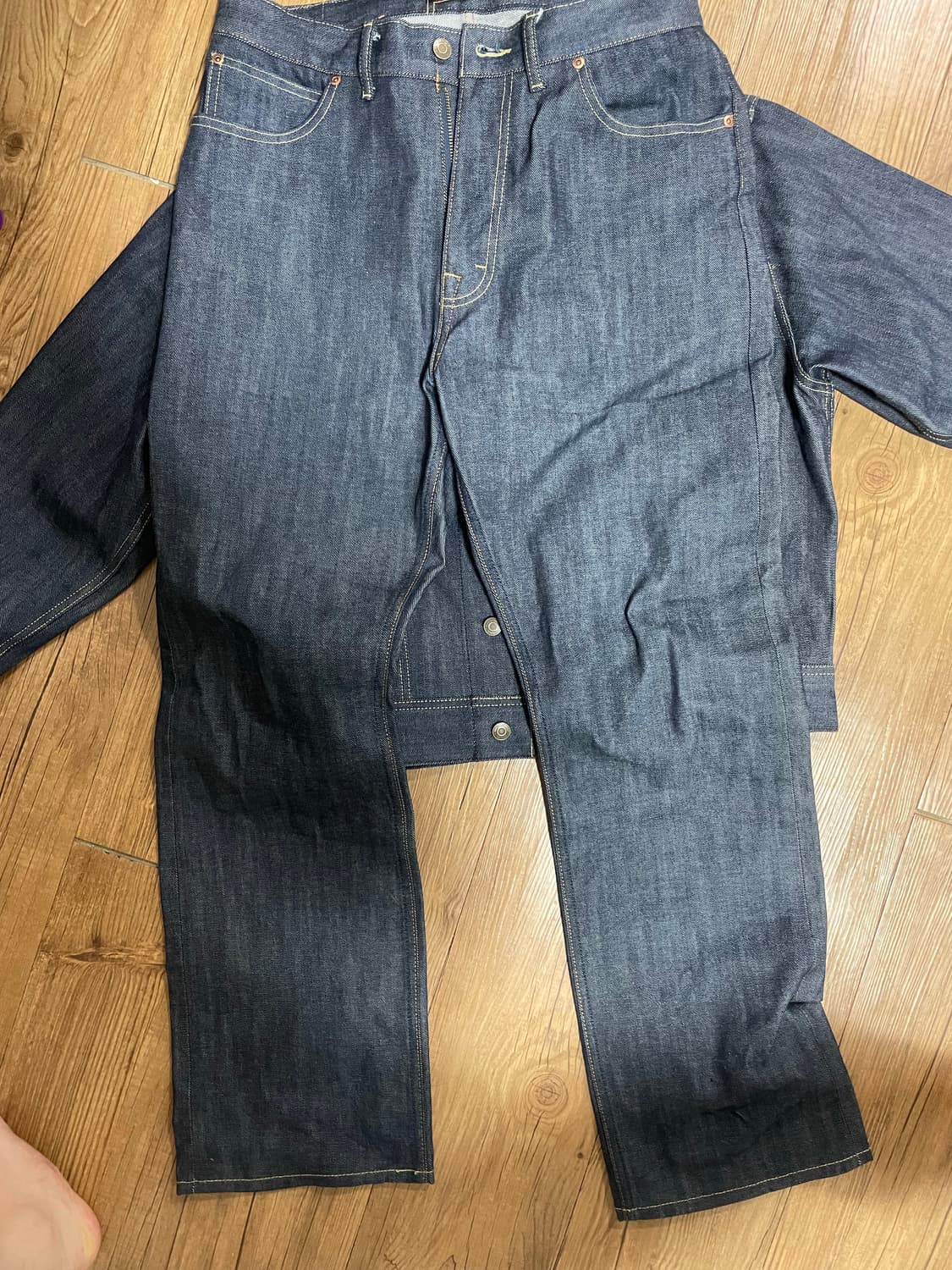 아웃스탠딩 50s 셀비지데님 셋업 상품이미지4