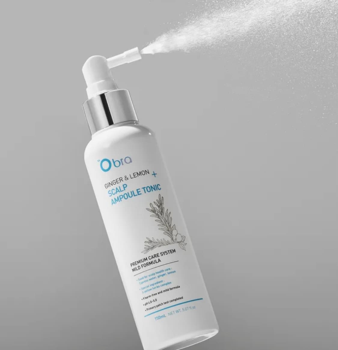 [미개봉새상품] Obra 오브라 두피 진저 레몬 앰플 토닉 150ml 상품이미지1