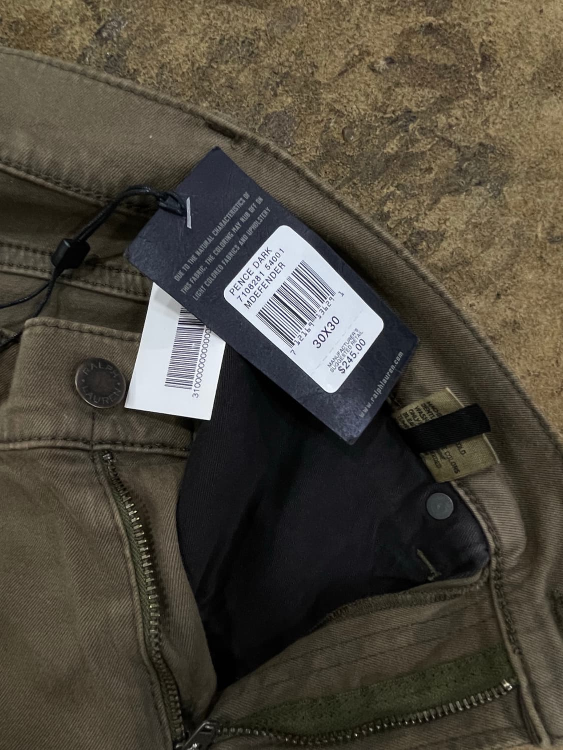 폴로랄프로렌/카키 모토라인 코튼팬츠 상품이미지5