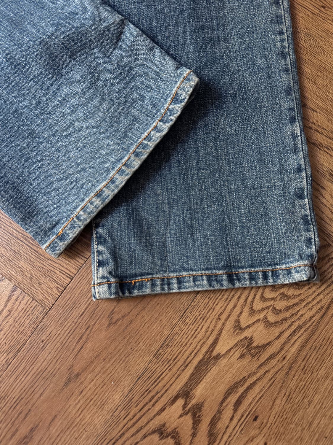 [36]00's 리바이스 505 빈티지 워싱 스트레치 데님 팬츠 상품이미지4