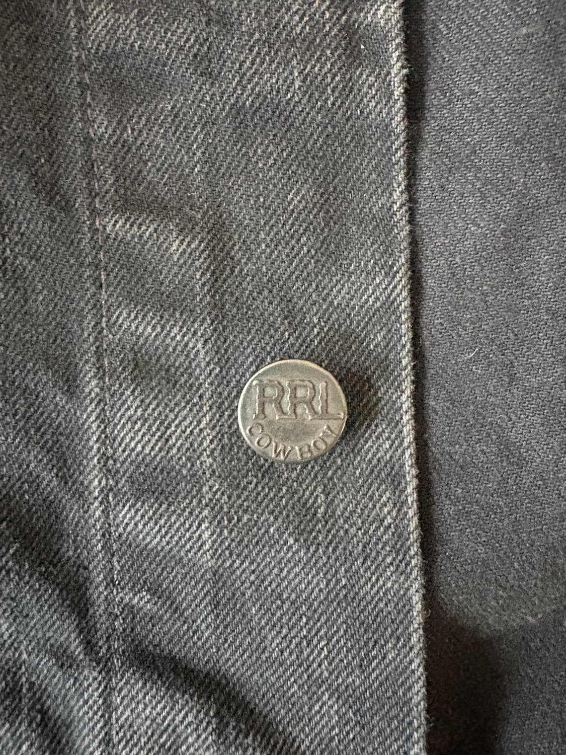 [L] 더블알엘 rrl lot271 흑청 데님 트러커 상품이미지8