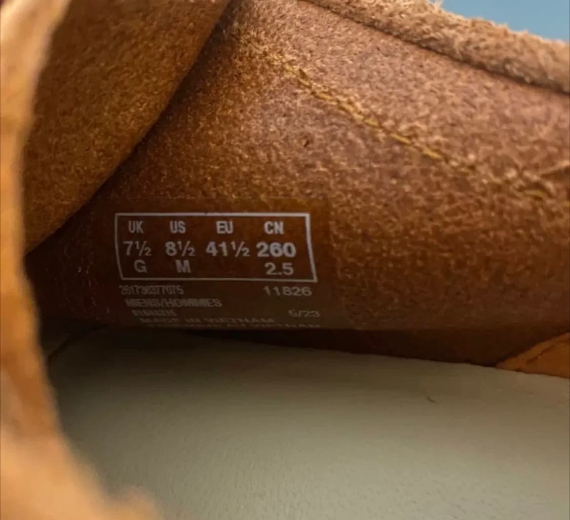 왈라비 클락스 오렌지 7.5 265 상품이미지4