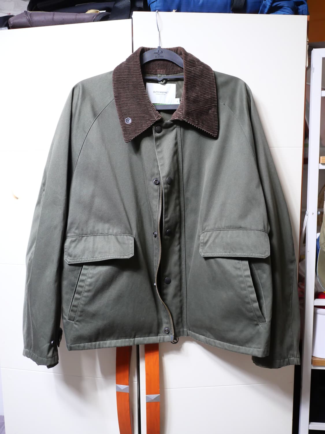 아웃스탠딩 헌팅자켓 올리브 상품이미지4