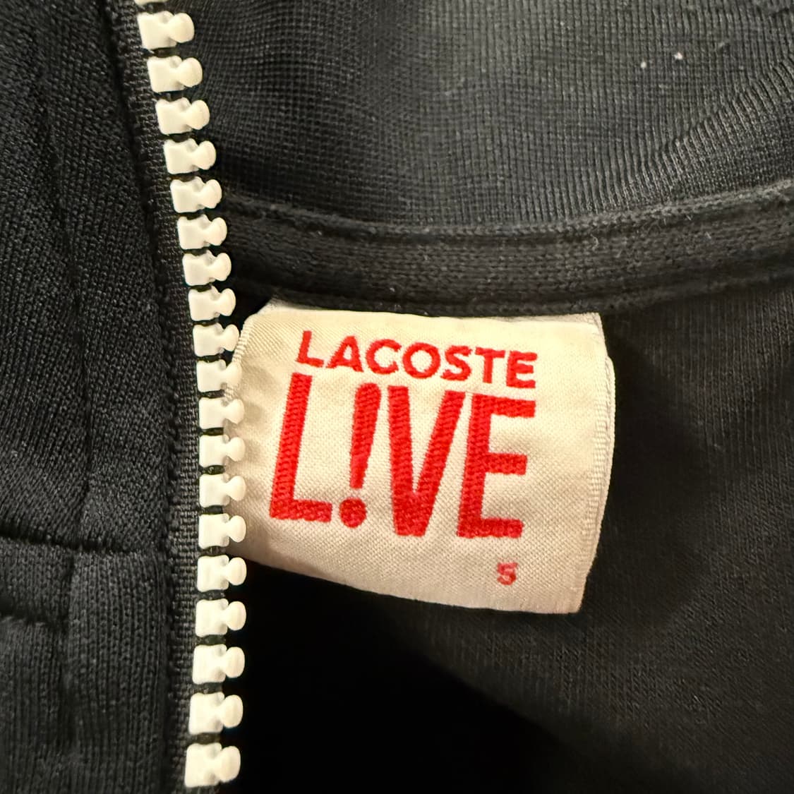 [정품/5] 라코스테 블랙 트랙 자켓 b14 상품이미지5
