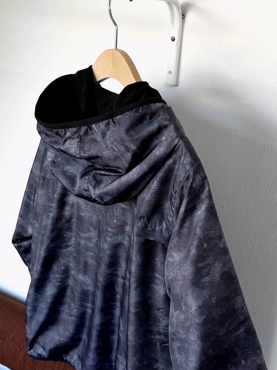 Inner fleece washed poly easy parka 상품이미지5