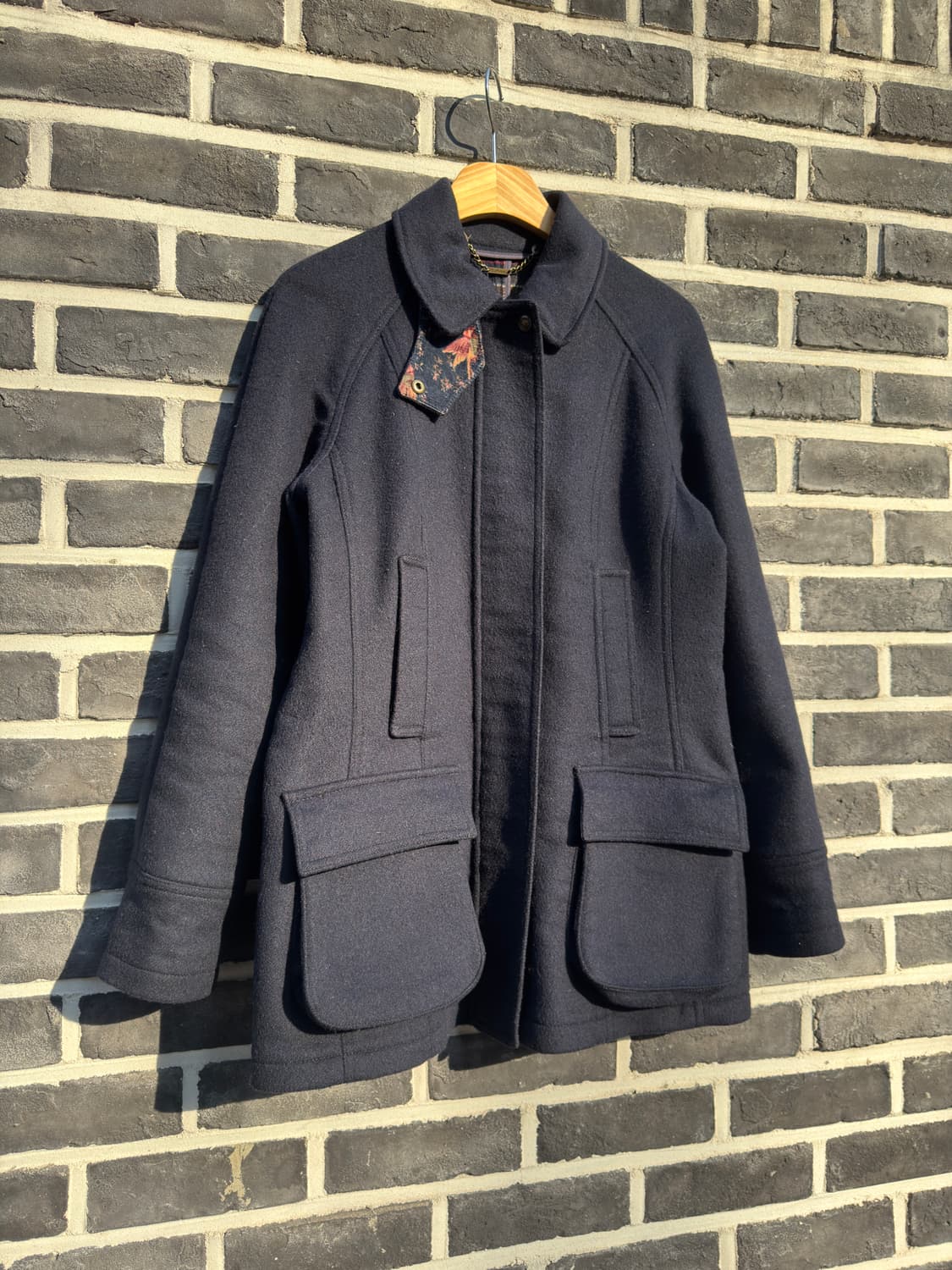 Barbour 바버 네이비 울자켓 B33 상품이미지1