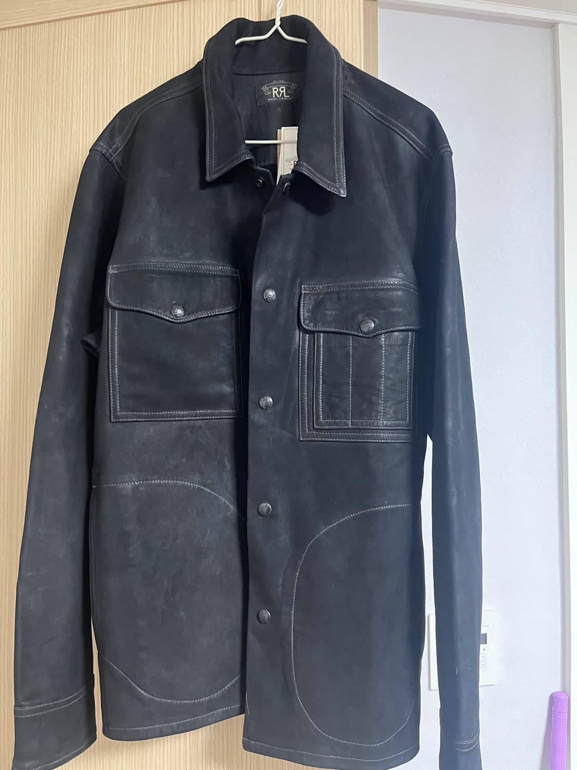 새상품 RRL 더블알엘 러프아웃 스웨이드 워크셔츠 L 상품이미지6