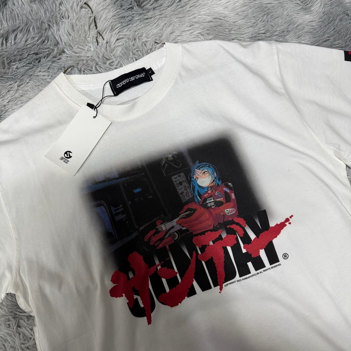 선데이오프클럽 애니메이션 반팔티 L사이즈 상품이미지2