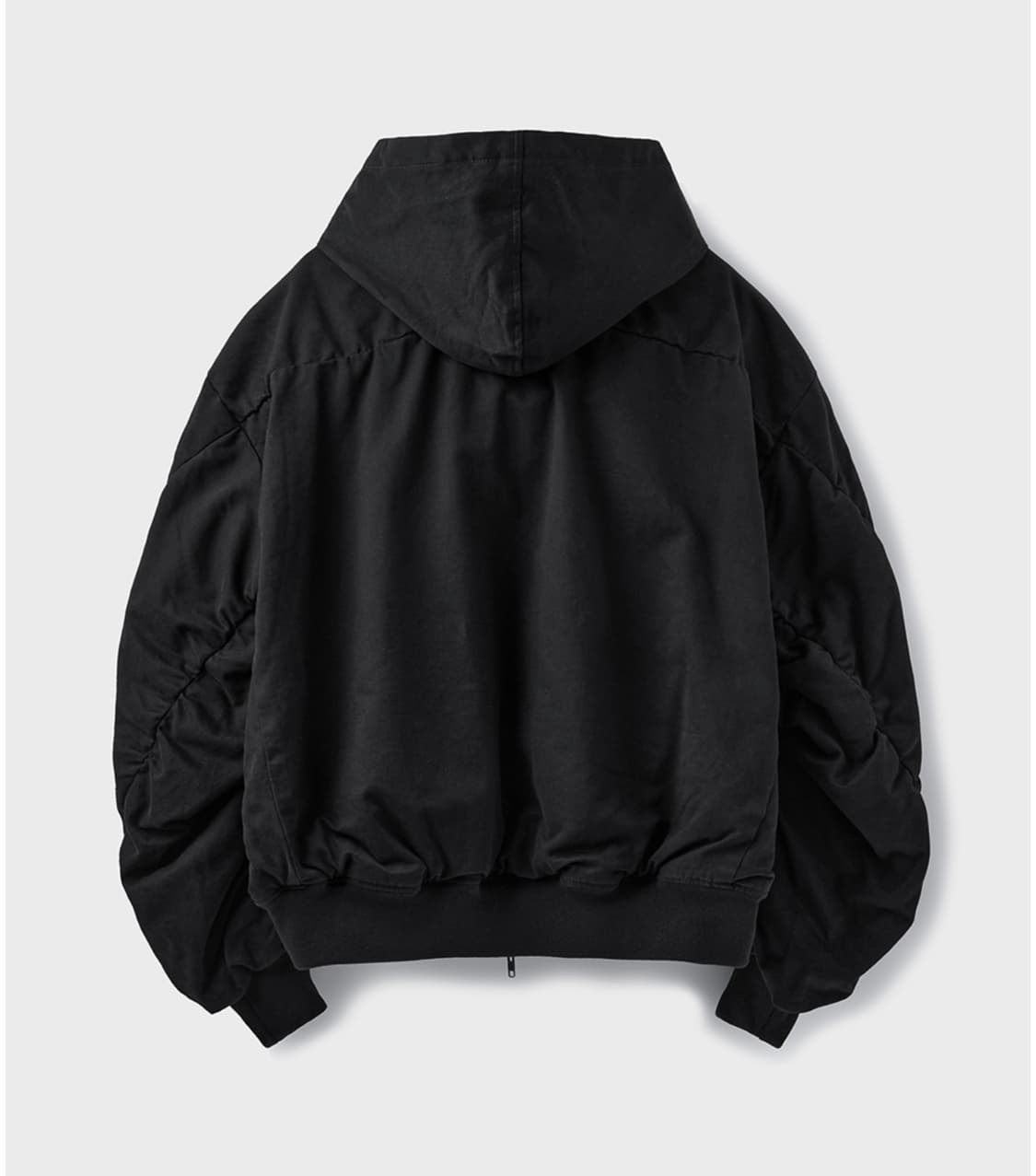 [L] 브랜디드 셔링 후드 봄버 자켓 상품이미지3