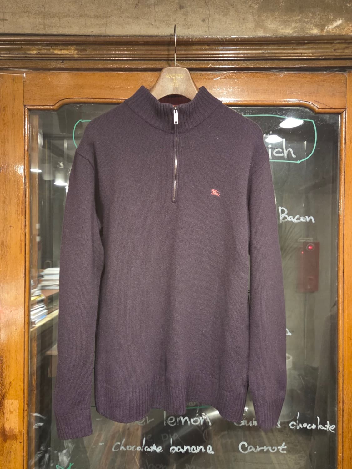 버버리 클래식 짚업니트 상품이미지9