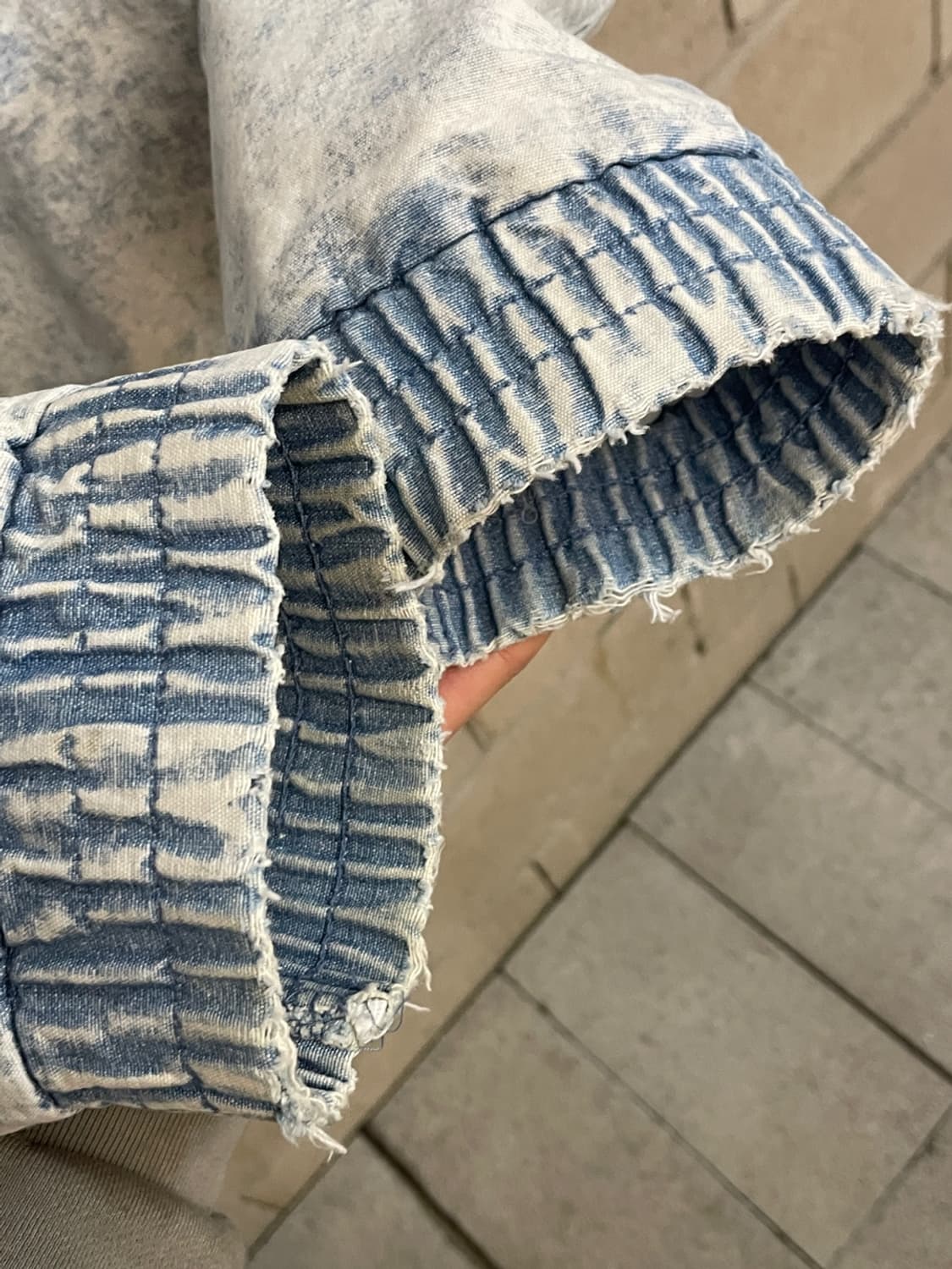 빈티지 Prezzia 데님 봄버 자켓 상품이미지6