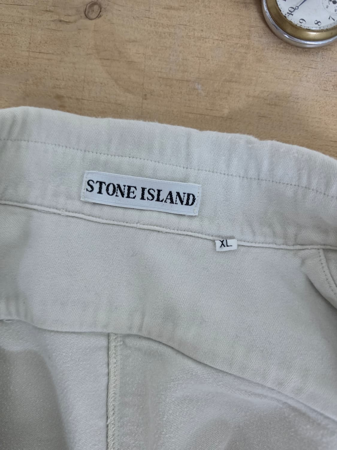 98AW 스톤 아일랜드 그린 엣지 코튼 오버셔츠 상품이미지4