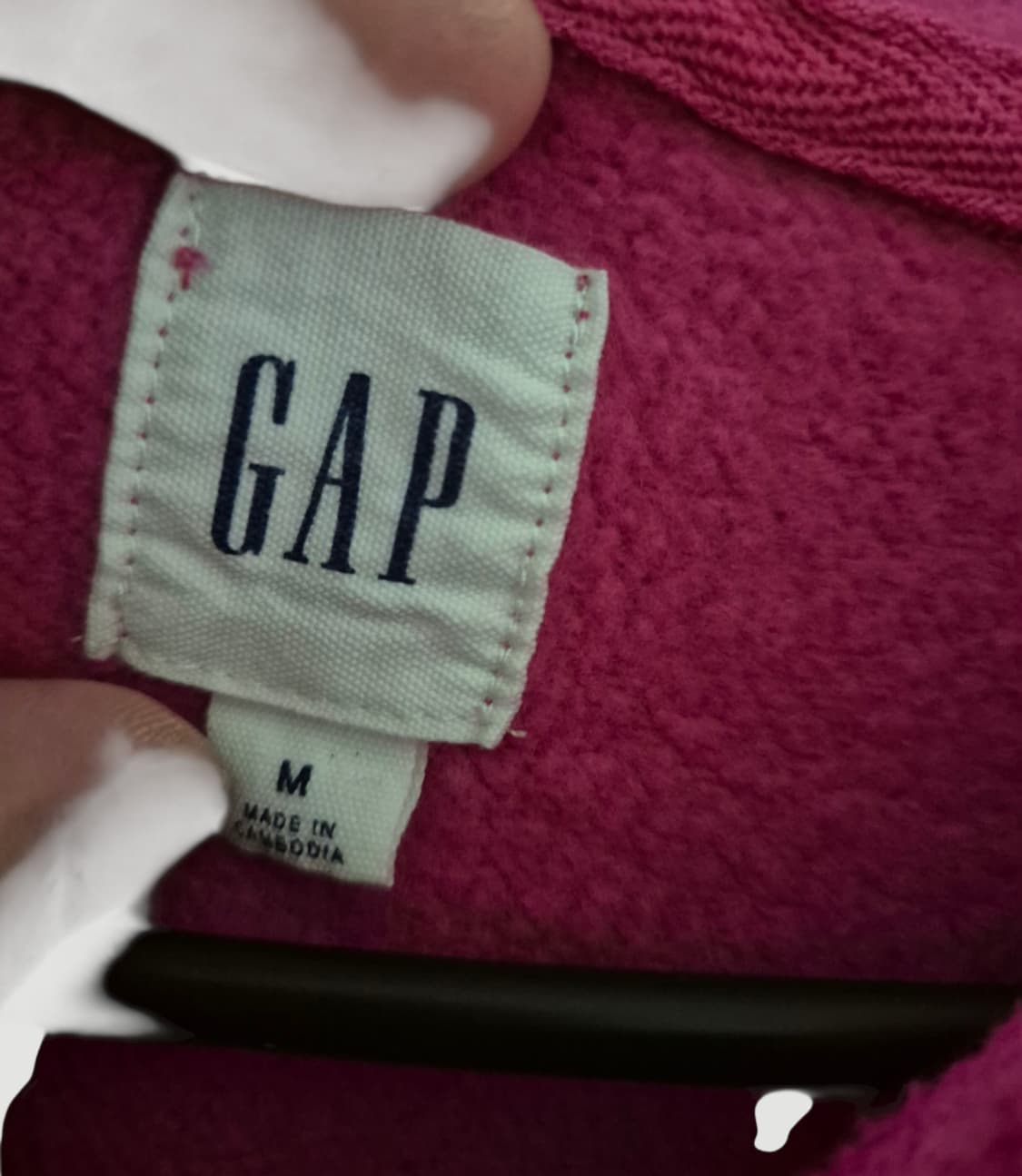 GAP 남여공용 오버핏 기모 후드티 상품이미지4