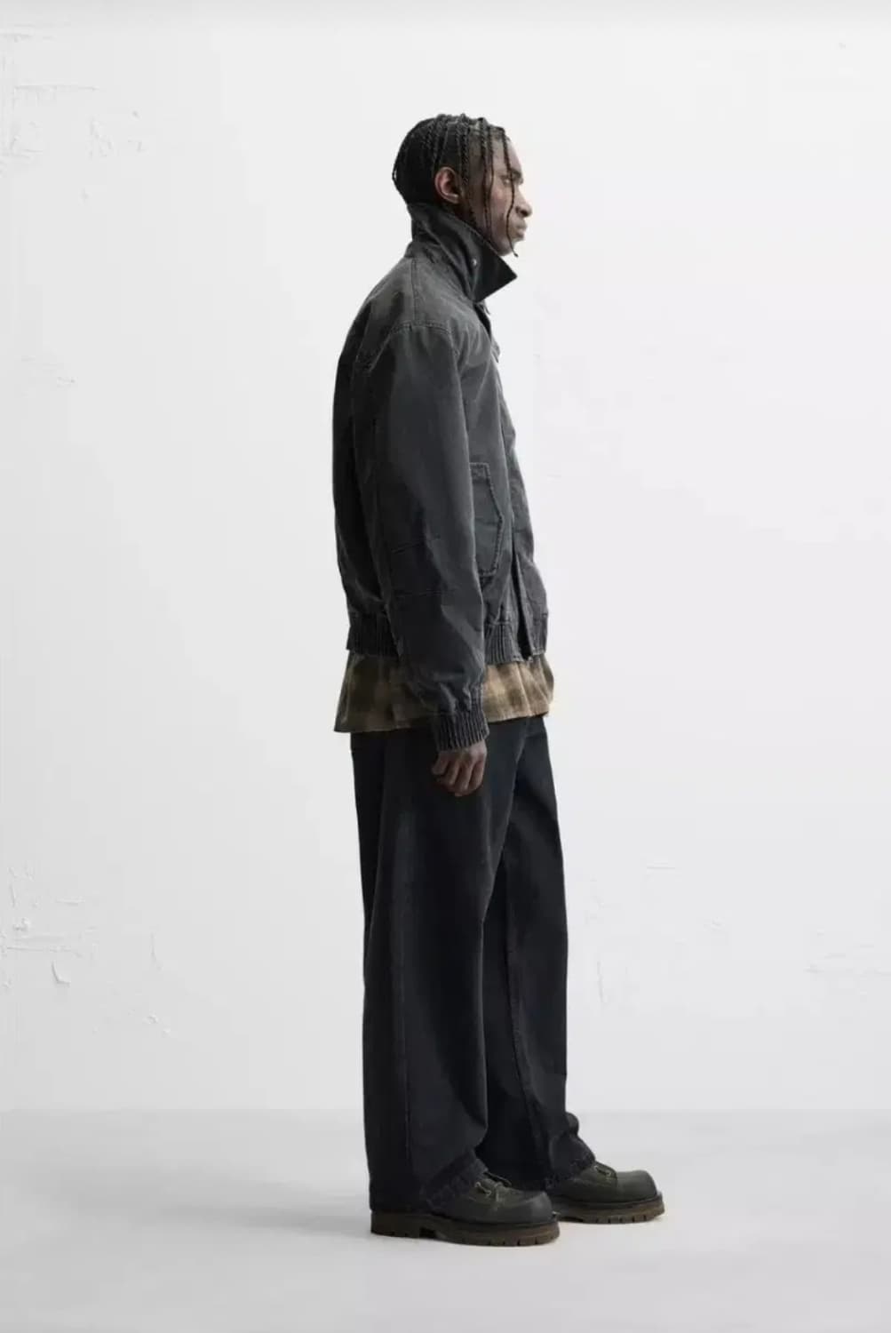 자라 가먼트다잉 워싱 마원 점퍼 MA-1 상품이미지2