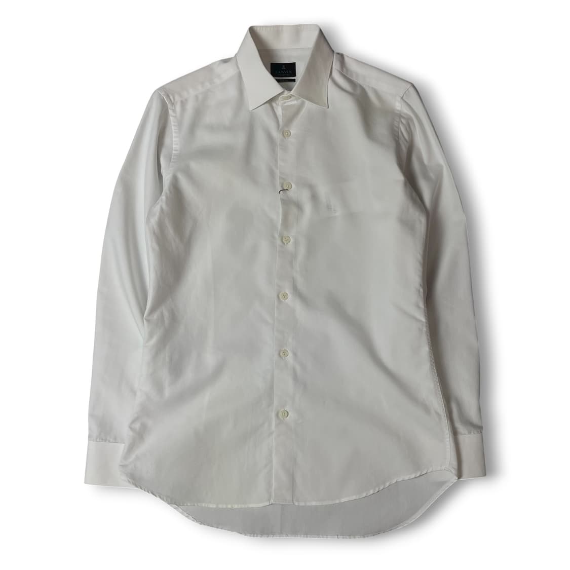 랑방 화이트 슬림핏 긴팔 셔츠 95 상품이미지1