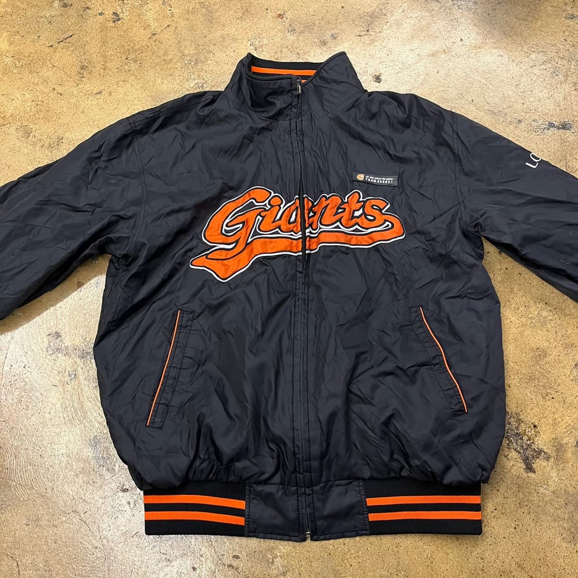 [95] 롯데 자이언츠 바람막이 점퍼 블랙 b18 상품이미지3