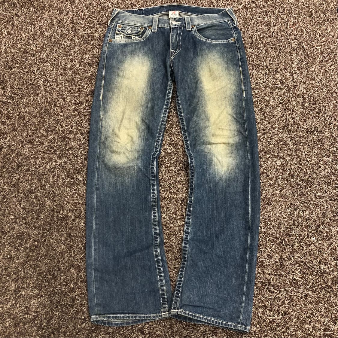 트루릴리전 스트레이트 워싱 데님 팬츠 상품이미지4