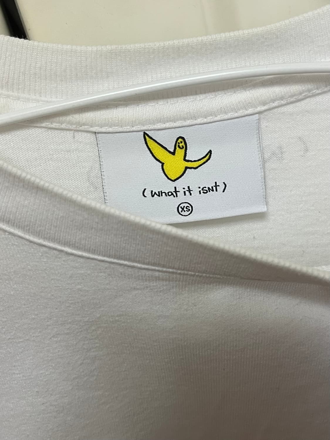 [왓잇이즌/마크곤잘레스] 오버핏 반팔 티 화이트(XS) 상품이미지3