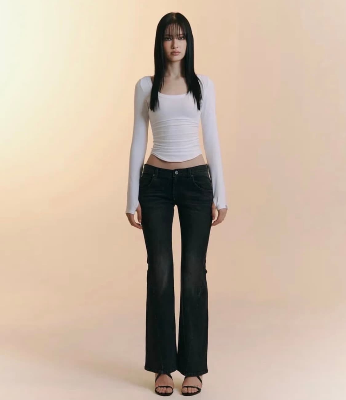 플리즈노팔로우 25 빈티지 워싱 부츠컷 데님 상품이미지1