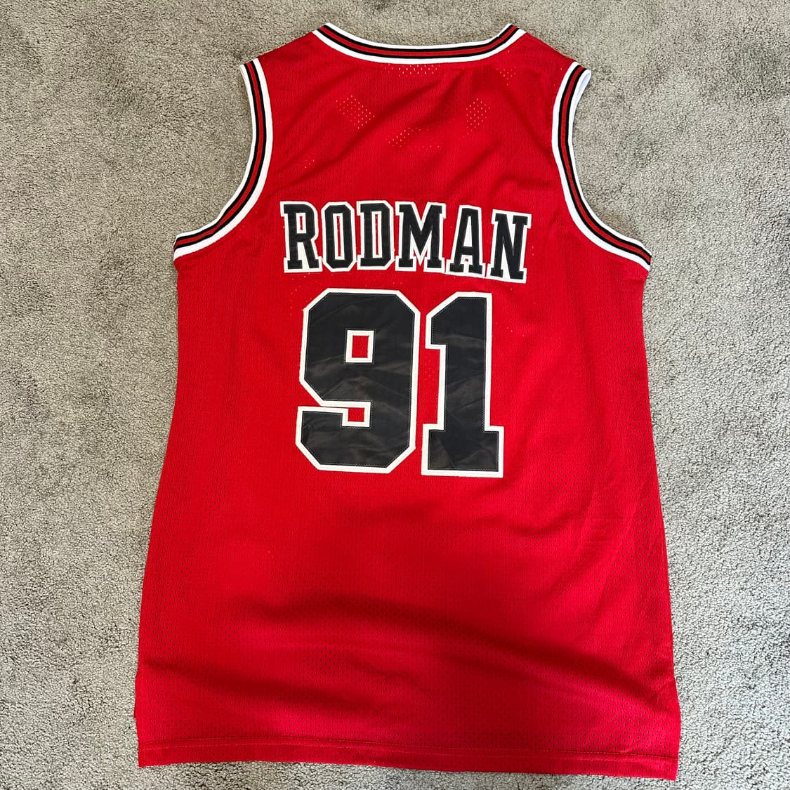미첼엔네스xNBA 시카고불스 데니스로드맨 농구 저지L 상품이미지8