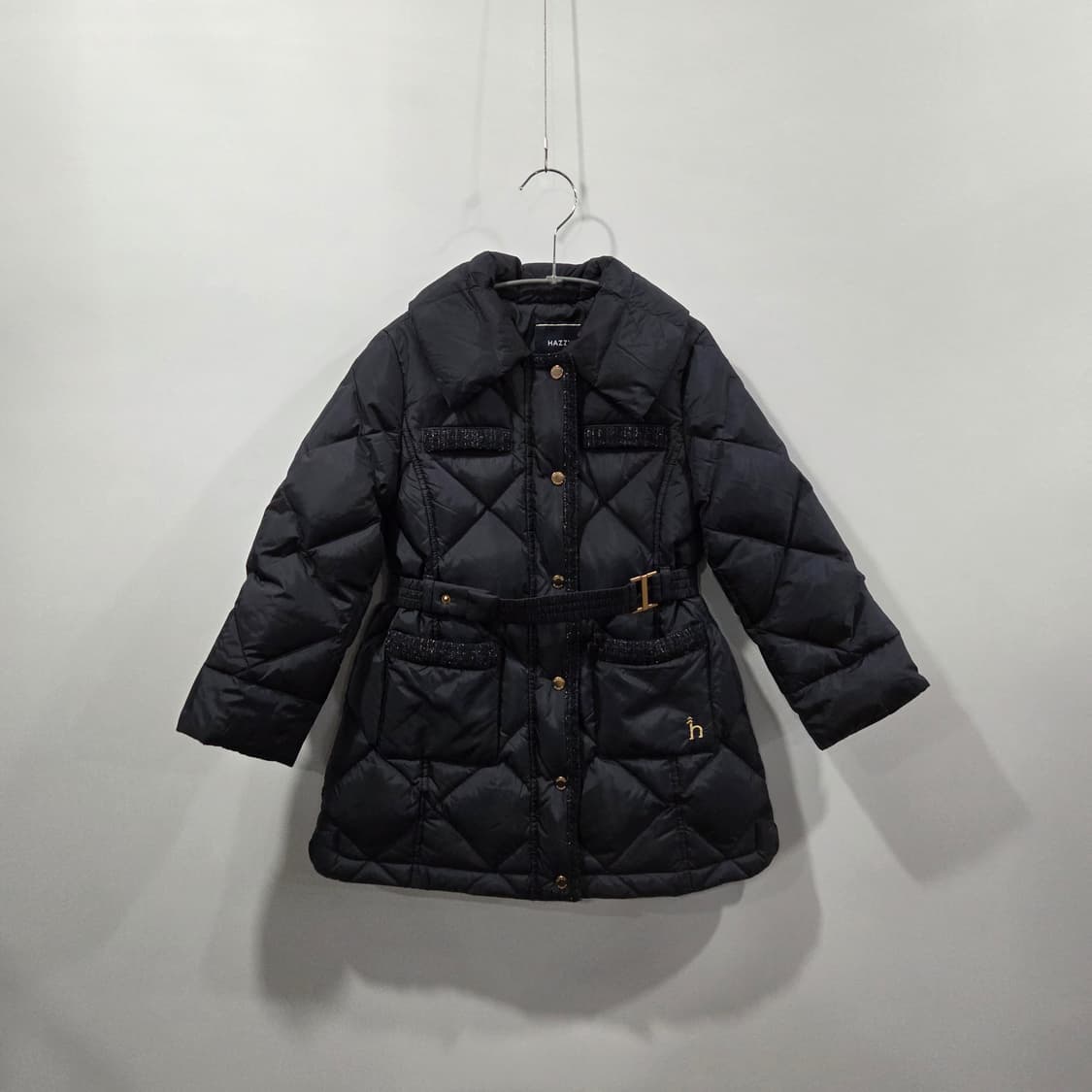 헤지스 키즈 소피아 롱기장 경량 덕다운 패딩 120(7Y) 상품이미지1