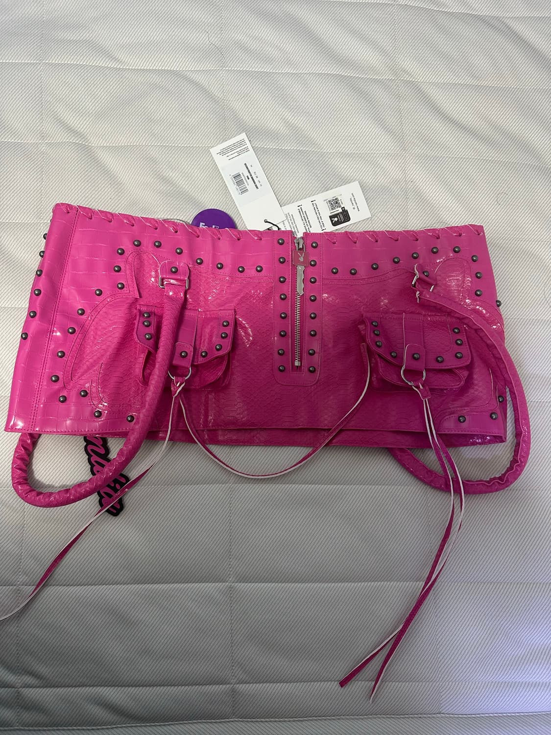 Namilia x 플레이보이 핸드백스커트 핑크 M 상품이미지1