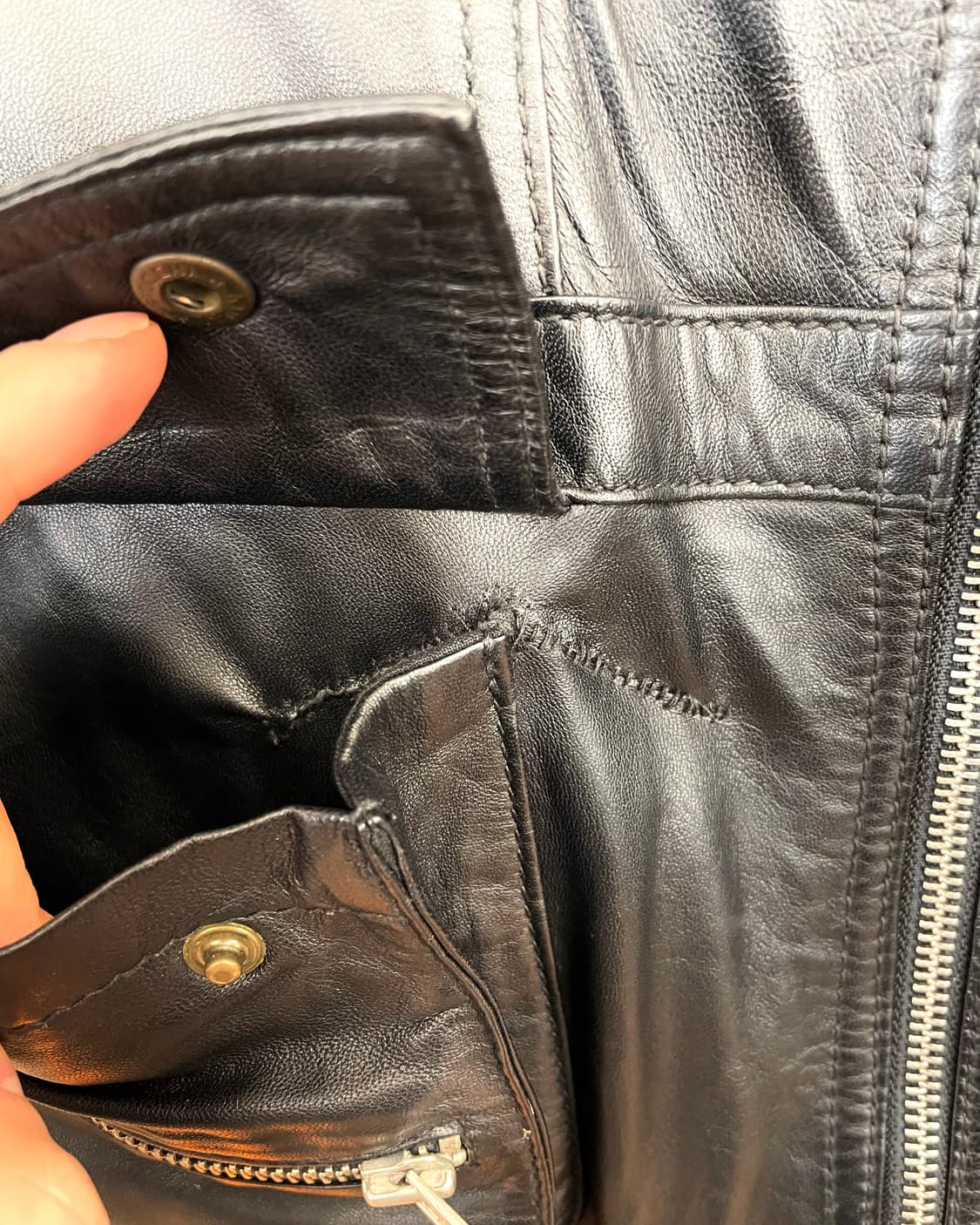 [34] See by Chloe 끌로에 후드 레더 베스트 상품이미지4