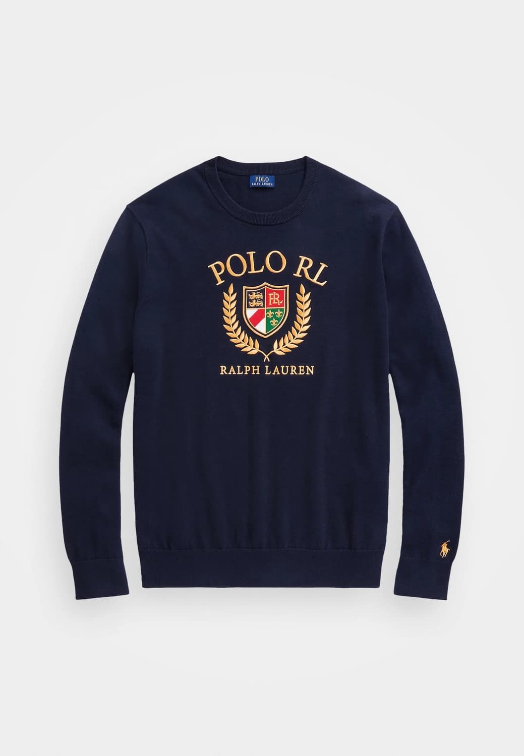 랄프로렌(Ralph Lauren) 크레스트 코튼 크루넥 니트 상품이미지3