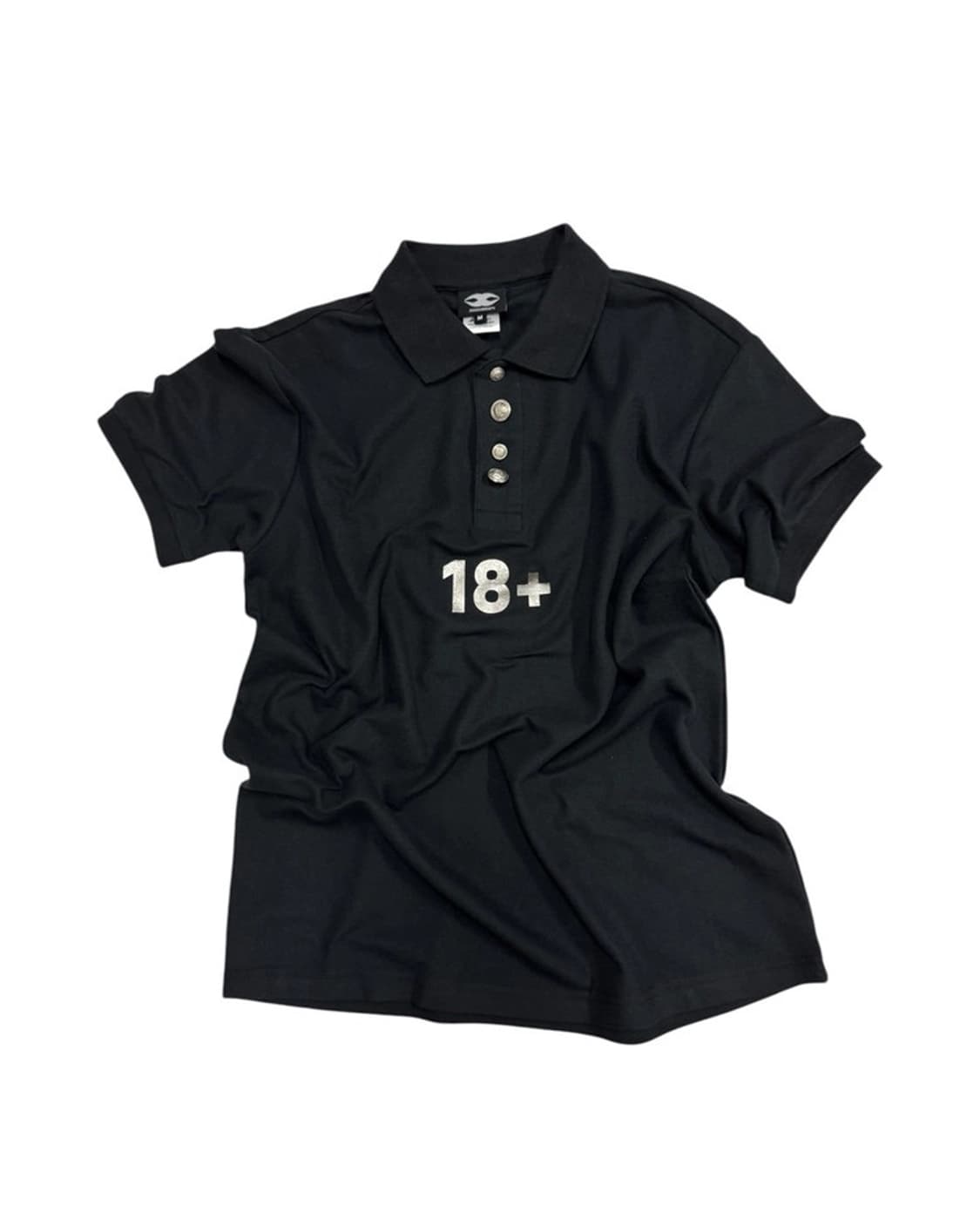 18+ POLO TEE BLACK  상품이미지1