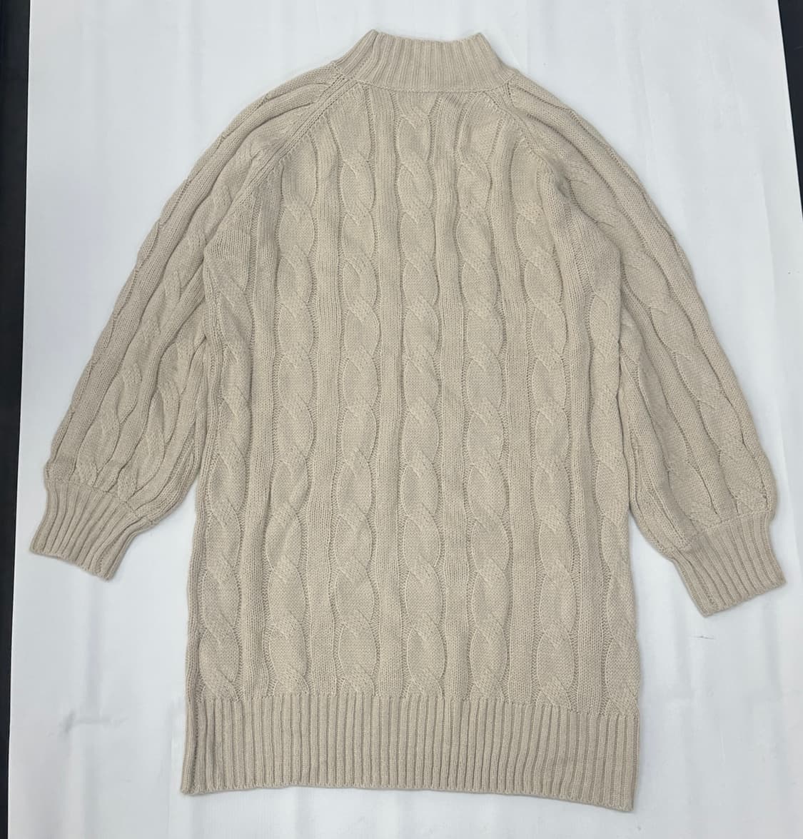 🤍사와코의 오트밀 롱 니트🤍 꽈베기 아이보리 오리엔탈 히피 에스닉 상품이미지2