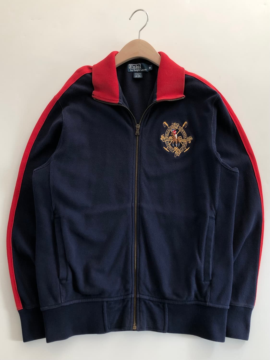 Polo 폴로 랄프로렌 사이드라인 크레스트로고 코튼 집업 상품이미지3