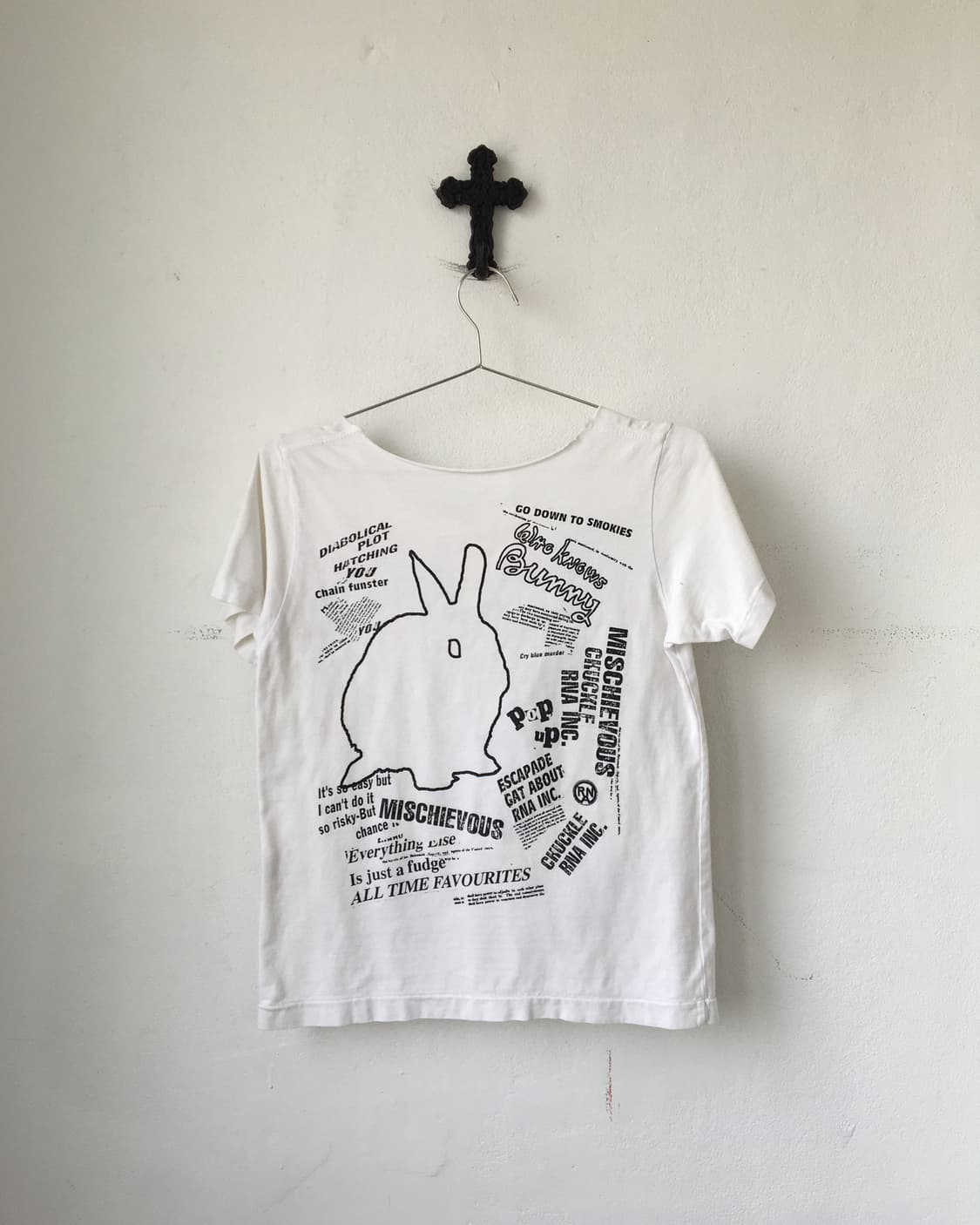 Rabbit printing t shirt 상품이미지3
