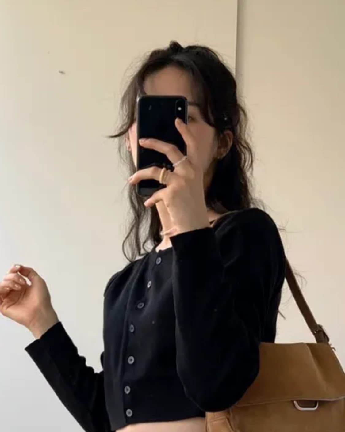 택o새제품) 루루서울 블랙 버튼 가디건 상품이미지2